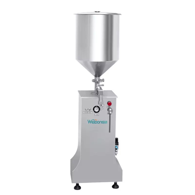 Machine de remplissage pneumatique verticale, machine de remplissage pratique de piston pour des cosmétiques