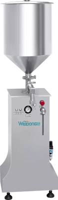 Machine de remplissage pneumatique verticale, machine de remplissage pratique de piston pour des cosmétiques