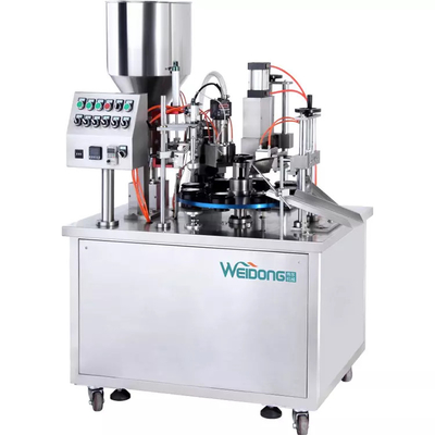 Machine de remplissage liquide cosmétique de baume étanche 0.6-0.8Mpa pratique