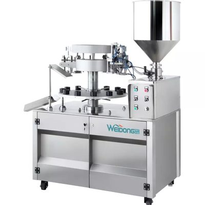 Machine de remplissage liquide cosmétique de baume étanche 0.6-0.8Mpa pratique