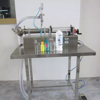 Machine de remplissage liquide cosmétique de pâte semi automatique pour la bouteille 10-250ML