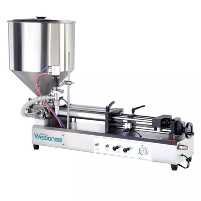 Machine de remplissage liquide cosmétique de pâte semi automatique pour la bouteille 10-250ML