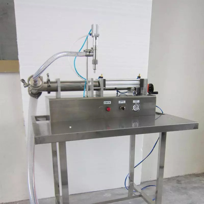 Machine de remplissage liquide cosmétique de pâte semi automatique pour la bouteille 10-250ML