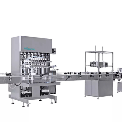 Machine automatique de remplissage de 10000 ml pour l'eau, le jus, l'huile et la pâte cosmétique