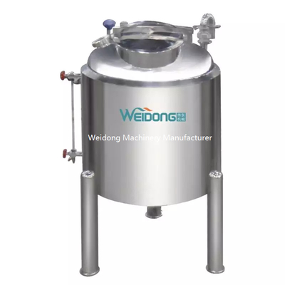Réservoir mobile de RO de l'acier inoxydable 500L, réservoir universel de solides solubles pour l'eau de RO