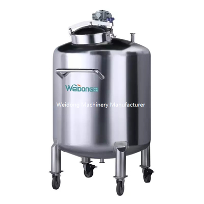 Réservoir mobile de RO de l'acier inoxydable 500L, réservoir universel de solides solubles pour l'eau de RO