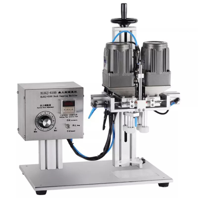 Machine de capsulage de vis automatique pneumatique pour bouteille en plastique en verre
