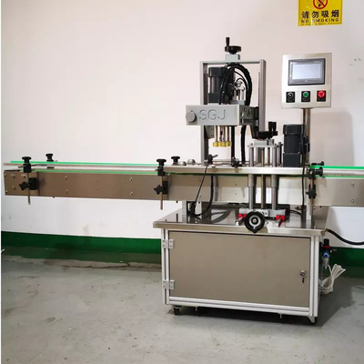 Machine de capsulage de vis automatique pneumatique pour bouteille en plastique en verre