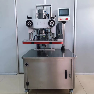Machine de capsulage de vis automatique pneumatique pour bouteille en plastique en verre