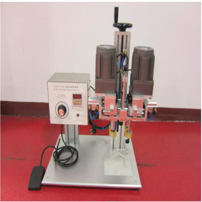 Équipement de capsulage de vis stable de bureau, machine universelle de boucheuse de remplisseur
