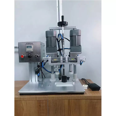 Équipement de capsulage de vis stable de bureau, machine universelle de boucheuse de remplisseur
