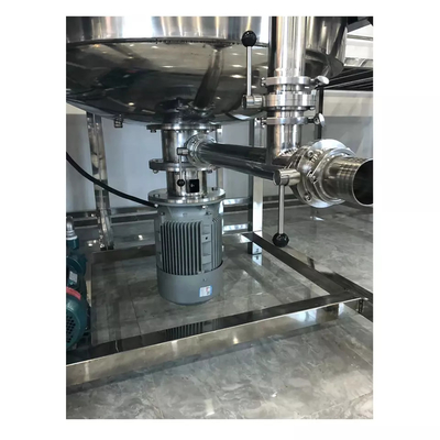 Mélangeur cosmétique d'émulsifiant de lotion du corps SUS316L rendant la machine pratique
