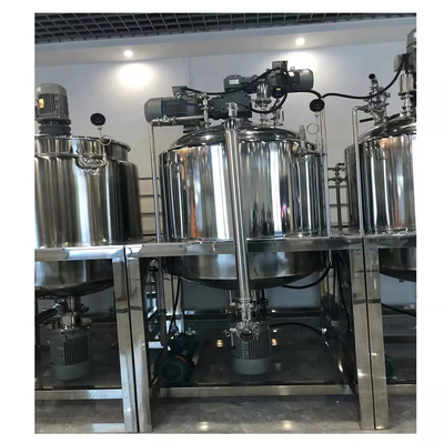 50-5000L émulsifiant cosmétique homogénéiseur 2,2-30KW Haute performance