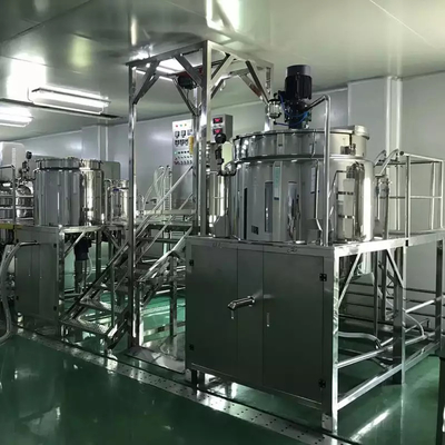 Mélangeur cosmétique d'émulsifiant de lotion pneumatique 50 litres SUS304 SUS316