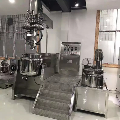 Mélangeur stable d'homogénéisateur d'émulsifiant du vide 7.5KW pour des cosmétiques
