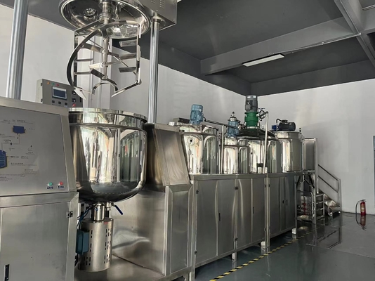 Homogénéisateur de mélangeur sous vide de SUS304 SUS316, machines de fabrication cosmétiques étanches