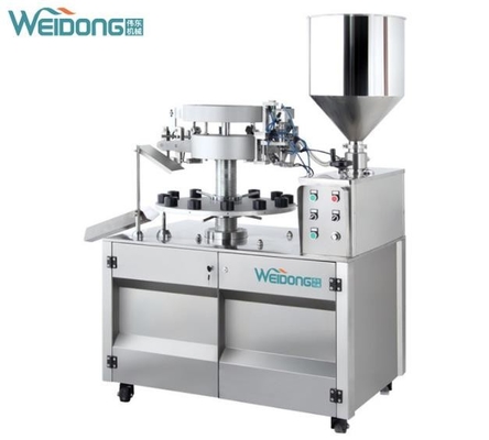Remplissage multifonctionnel de pâte et machine de cachetage étanche 15can/Min