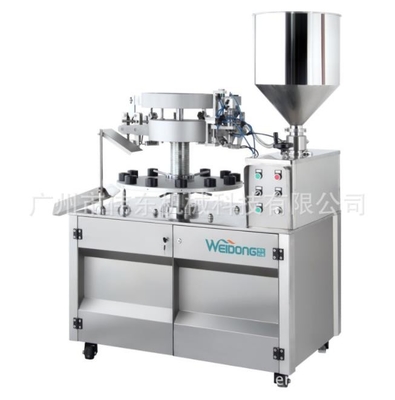 Remplissage multifonctionnel de pâte et machine de cachetage étanche 15can/Min