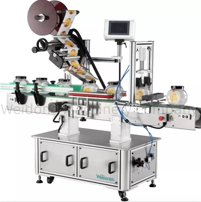 machine à étiquettes de capsulage remplissante double face 220V antirouille électrique