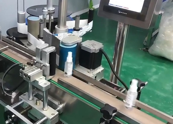 Machine à étiquettes latérale d'autocollant de double de SUS304 PLC, machine à étiquettes automatique antirouille