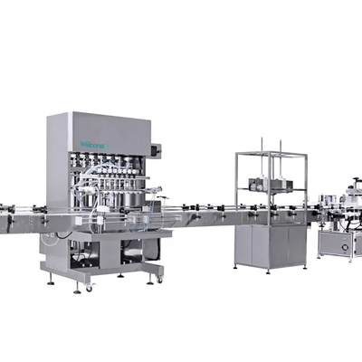Capsulage pratique de remplissage de bouteilles et contrôle stable de PLC de machine à étiquettes