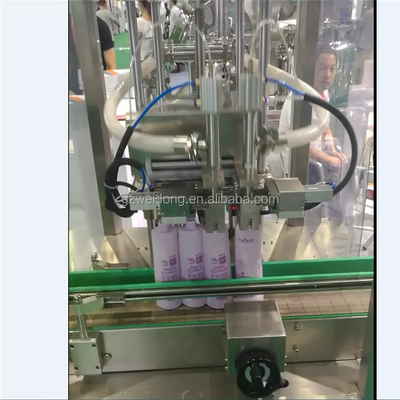 Machine à étiquettes de capsulage remplissante liquide de PLC avec 4/6/8/10 têtes