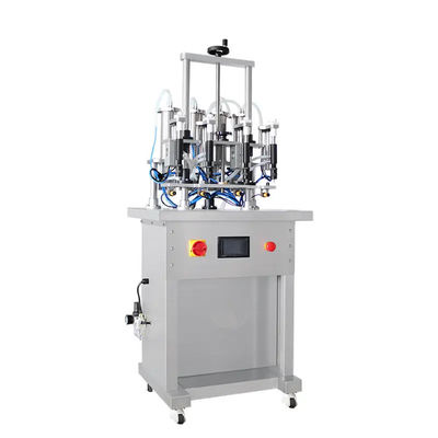 Vide remplissant automatique d'équipement de production de parfum de 4 têtes pratique