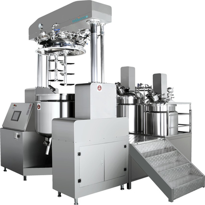 Machine d'homogénéisation de mélangeur d'émulsion d'émulsifiant de vide cosmétique de grande viscosité de mélangeur