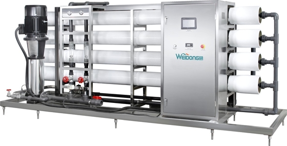SS 1.0L/min Système d'eau Ro commercial Filtre à eau par osmose inverse domestique