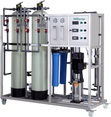 SS 1.0L/min Système d'eau Ro commercial Filtre à eau par osmose inverse domestique