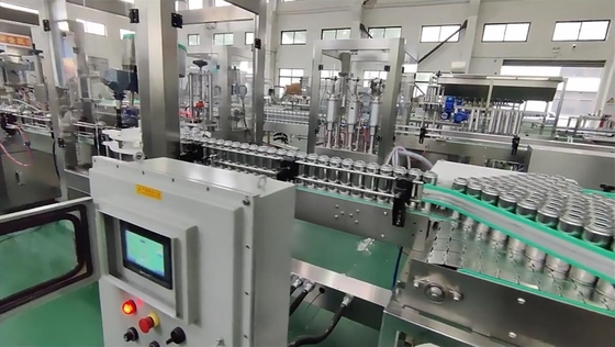 300ml a automatisé la machine de remplissage pour la chaîne de production remplissante automatique d'aérosol