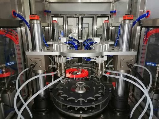 Chaîne de production remplissante automatique d'aérosol à grande vitesse 90 bouteilles/min 1.1kw