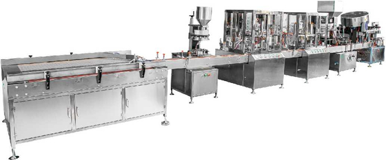 Chaîne de production remplissante automatique d'aérosol soupape de remplissage liquide insérant la machine