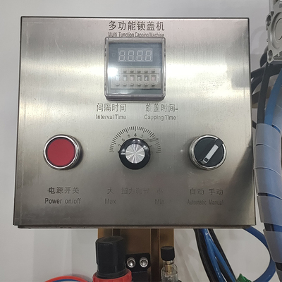 25pcs/lumière de capsulage semi automatique machine de minute et facile d'utiliser 220V 50HZ