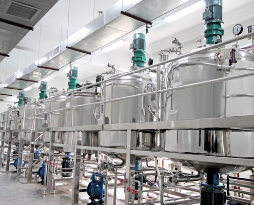 60 réservoir de mélange à une seule couche de r/m 2000L pour les produits liquides