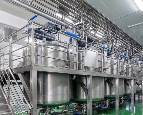 60 réservoir de mélange à une seule couche de r/m 2000L pour les produits liquides
