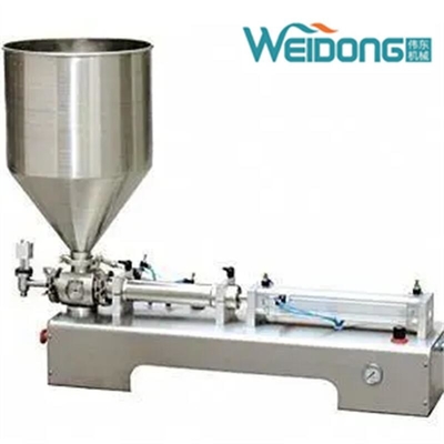 L'eau écrèment la machine de remplissage horizontale semi automatique 10ml-5000ml