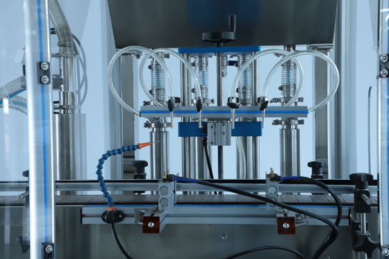 10 têtes 450 kg machine de remplissage de liquide cosmétique avec alimentation 220V 50Hz