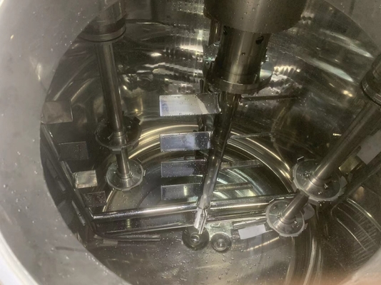 mélangeur cosmétique d'émulsifiant de 65rpm 50-5000L avec le système facultatif de vide