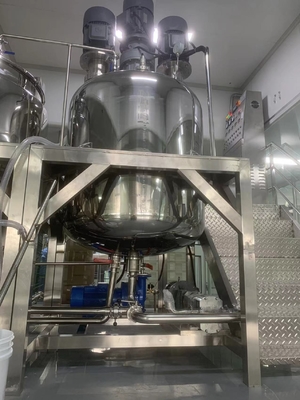 mélangeur cosmétique d'émulsifiant de 65rpm 50-5000L avec le système facultatif de vide