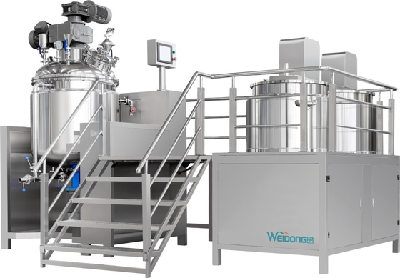 2.2KW PLC contrôle mélangeur émulsifiant cosmétique 1 an de garantie