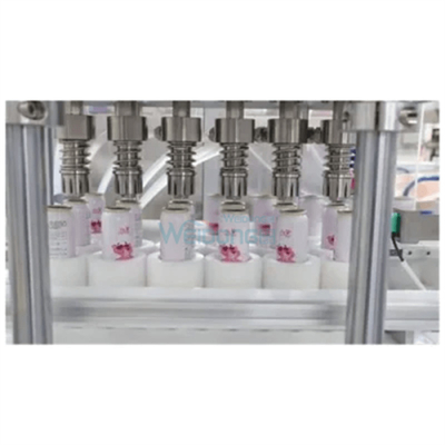 Machine de remplissage de liquide cosmétique haute précision 1 an de garantie 70pcs / min