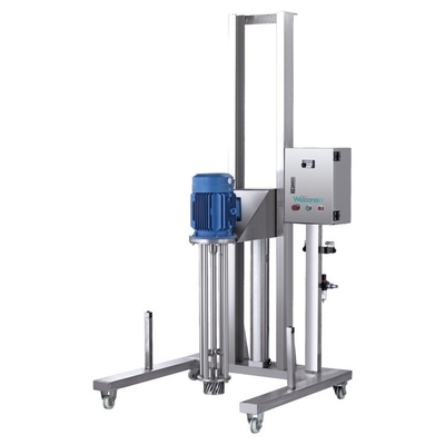 Mélangeur d'émulsifiants cosmétiques 5L-2000L avec élévation pneumatique portable à moteur de 0,37 kW à 15 kW