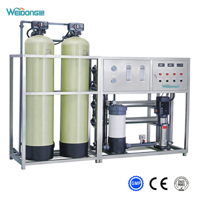 Machine de purification d'eau RO de 220 V pour la qualité de l'eau d'entrée TDS &lt; 1000 ppm