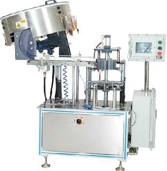 PLC de capsulage de bouteilles/min de la machine 150 de conditionnement de système d'aérosol de vis automatique de produit