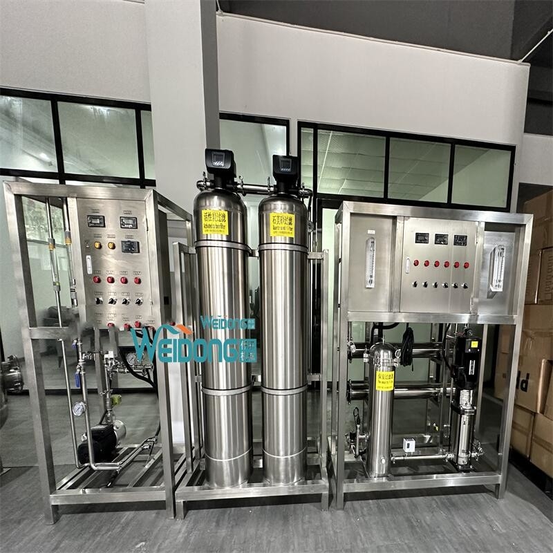 SS 1.0L/min Système d'eau Ro commercial Filtre à eau par osmose inverse domestique